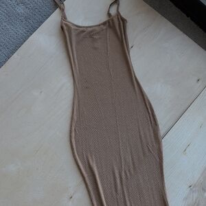 SKIMS Ribbed Bodycon Maxi Dress